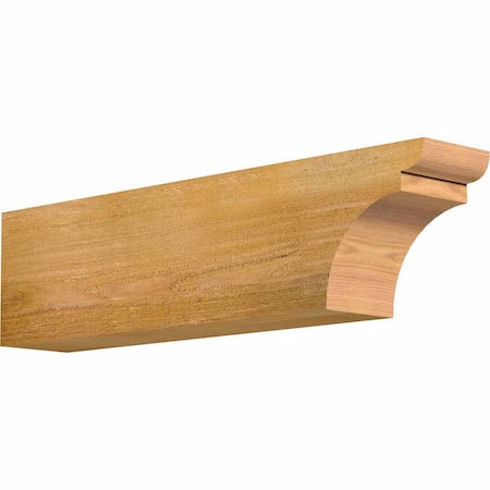 Ekena Millwork Yorktown Rough Sawn Rafter Tail, Western Red Cedar, 4"W x 6"H x 24"L RFT04X06X24YOR00RWR